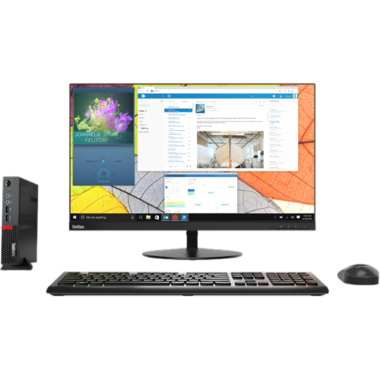 Lenovo ThinkCentre M710q 10MQS14T00 Desktop Computer - Intel Core i5 7th Gen i5-7500T 2.70 GHz - 8 GB RAM DDR4 SDRAM - 128 GB SSD - Tiny