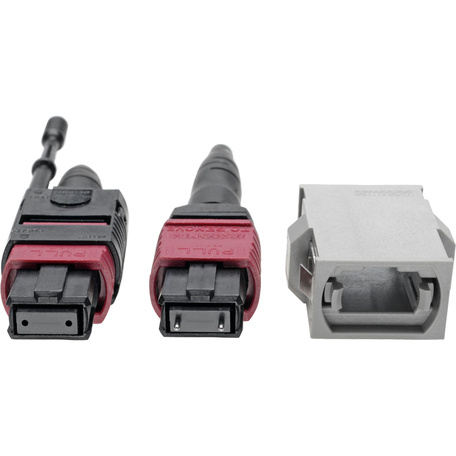 Eaton Tripp Lite Series MTP/MPO Parallel Optics Base-8 Migration Fiber Adapter, Polarity C to B, 12 Fiber, 40GB/100GB, OM4 M/F, Magenta, 8 in.