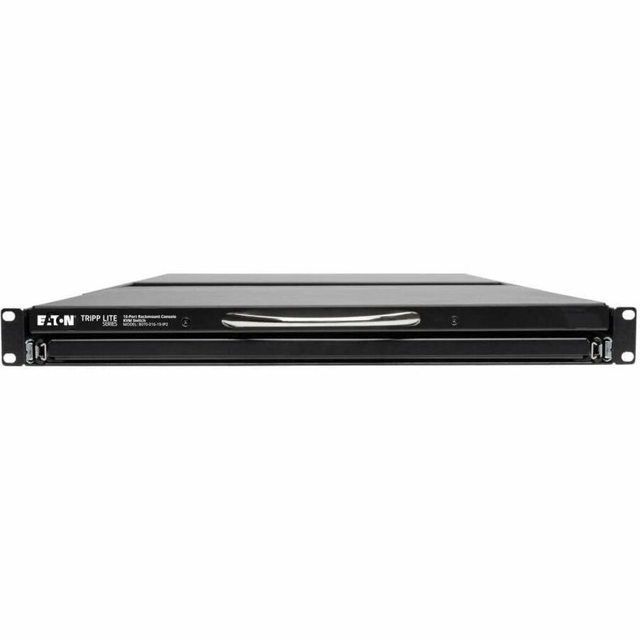 Tripp Lite by Eaton NetCommander 16-Port Cat5 KVM over IP Switch - 19 in. LCD 2 Remote + 1 Local User 1U Rack-Mount