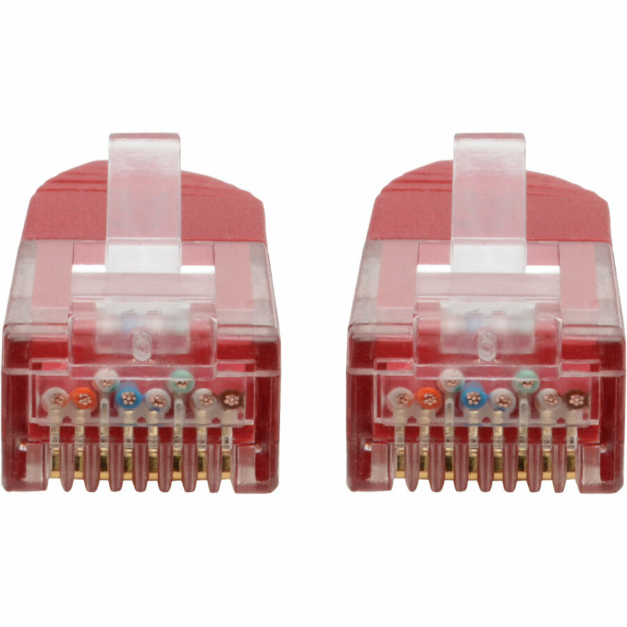 Eaton Tripp Lite Series Cat6 Gigabit Molded (UTP) Ethernet Cable (RJ45 M/M), PoE, Red, 10 ft. (3.05 m)