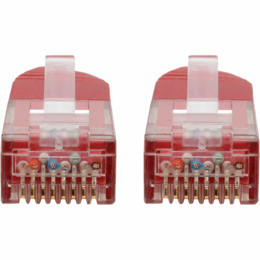 Tripp Lite by Eaton Cat6 Gigabit Molded (UTP) Ethernet Cable (RJ45 M/M) PoE Red 15 ft. (4.57 m)