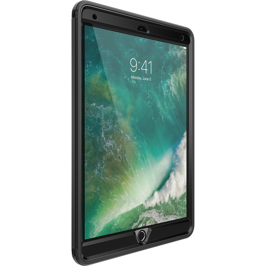 OtterBox iPad Pro 10.5-inch Defender Series Case - For Apple iPad Pro Tablet - Black - Drop Resistant, Wear Resistant, Tear Resistant, Dirt Resistant, Dust Resistant, Shock Resistant, Scrape Resistant, Scratch Resistant, Scuff Resistant, Bump Resistant -  - Skins - OBX7755780