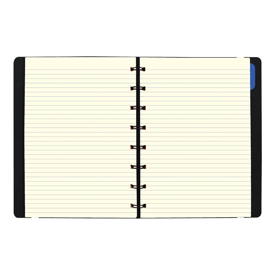 Filofax Weekly Planners - Weekly - January 2022 till December 2022 - 1 Week Double Page Layout - 5 13/16" x 8 1/4" Cream Sheet - Twin Wire - Black - Leather - Elastic Closure - Appointment Books & Planners - BLIC1851401