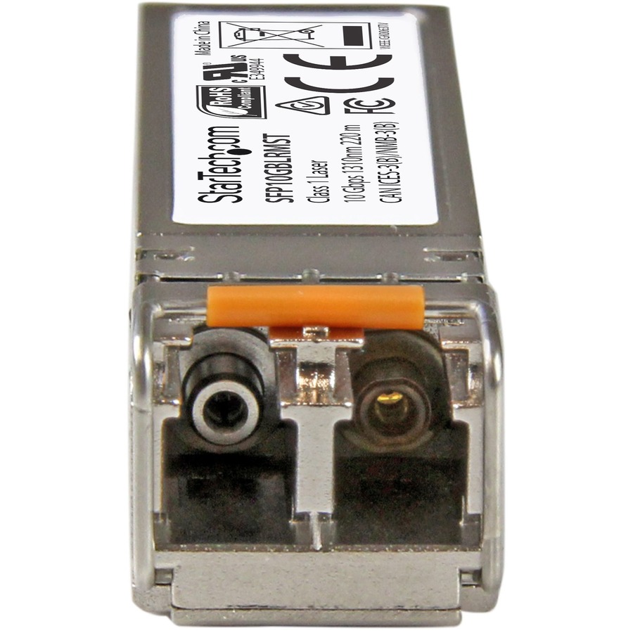 StarTech MSA Uncoded SFP+ Module - 10GBASE-LRM - 10GE Gigabit Ethernet SFP+ 10GbE Multi Mode Fiber (MMF) Optic Transceiver - 200m DDM