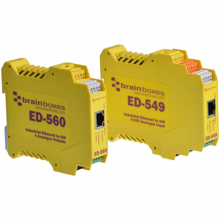 Brainboxes ED-549 Ethernet to Analogue I/O X20 Multipack