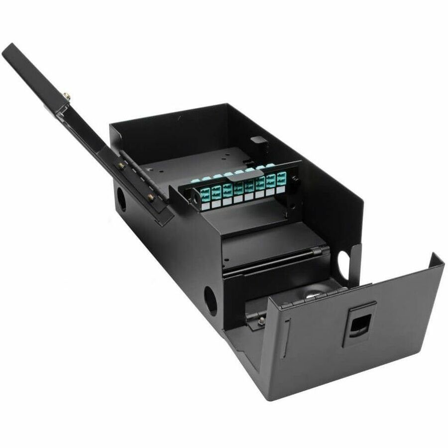 Tripp Lite by Eaton High-Density Fiber Adapter Panel (MMF/SMF) 8 LC Duplex Connectors Black