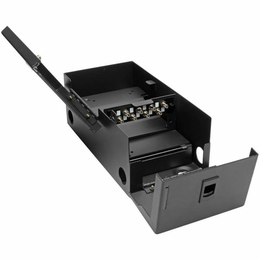 Eaton Tripp Lite Series High-Density Fiber Adapter Panel (MMF/SMF), 8 ST Simplex Connectors, Black