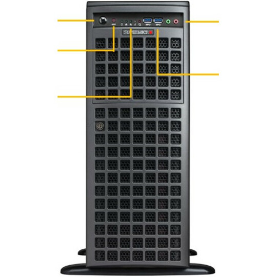 Supermicro SuperServer 7049GP-TRT Barebone System - 4U Tower - Socket P LGA-3647 - 2 x Processor Support