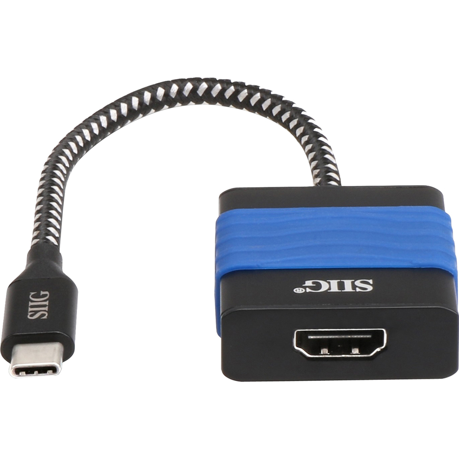 SIIG USB Type-C to HDMI Cable Adapter - 4Kx2K - USB Type C - 1 x HDMI, HDMI