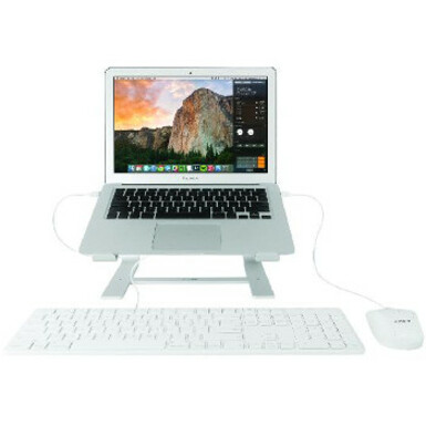 Macally 104 key Ultra Slim USB Wired Keyboard for Mac and PC