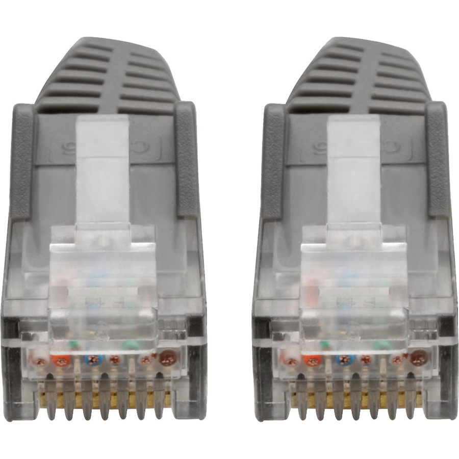 Tripp Lite by Eaton Cat6 Gigabit Snagless Molded (UTP) Ethernet Cable (RJ45 M/M) PoE Gray 6-in. (15.24 cm)
