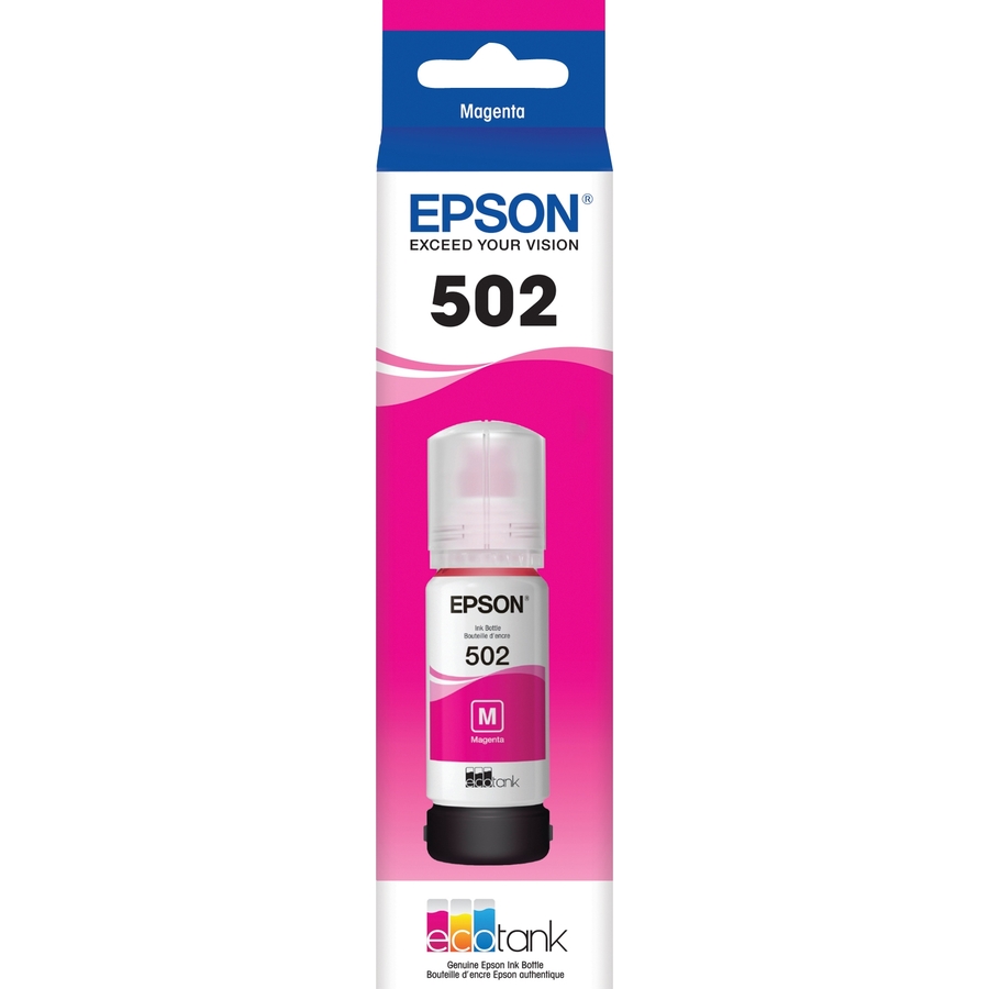 Epson T502, Magenta Ink Bottle - Inkjet - Magenta