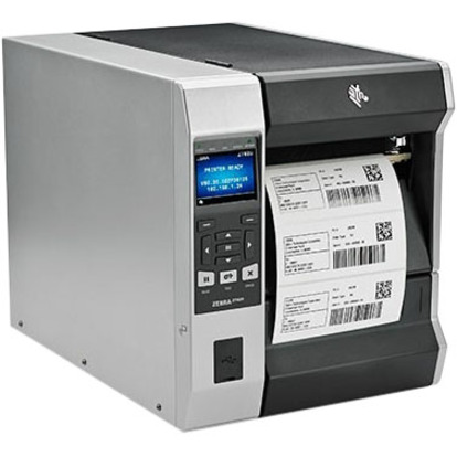 Zebra ZT620 Industrial Direct Thermal/Thermal Transfer Printer - Monochrome - Label Print - USB - Serial - Bluetooth