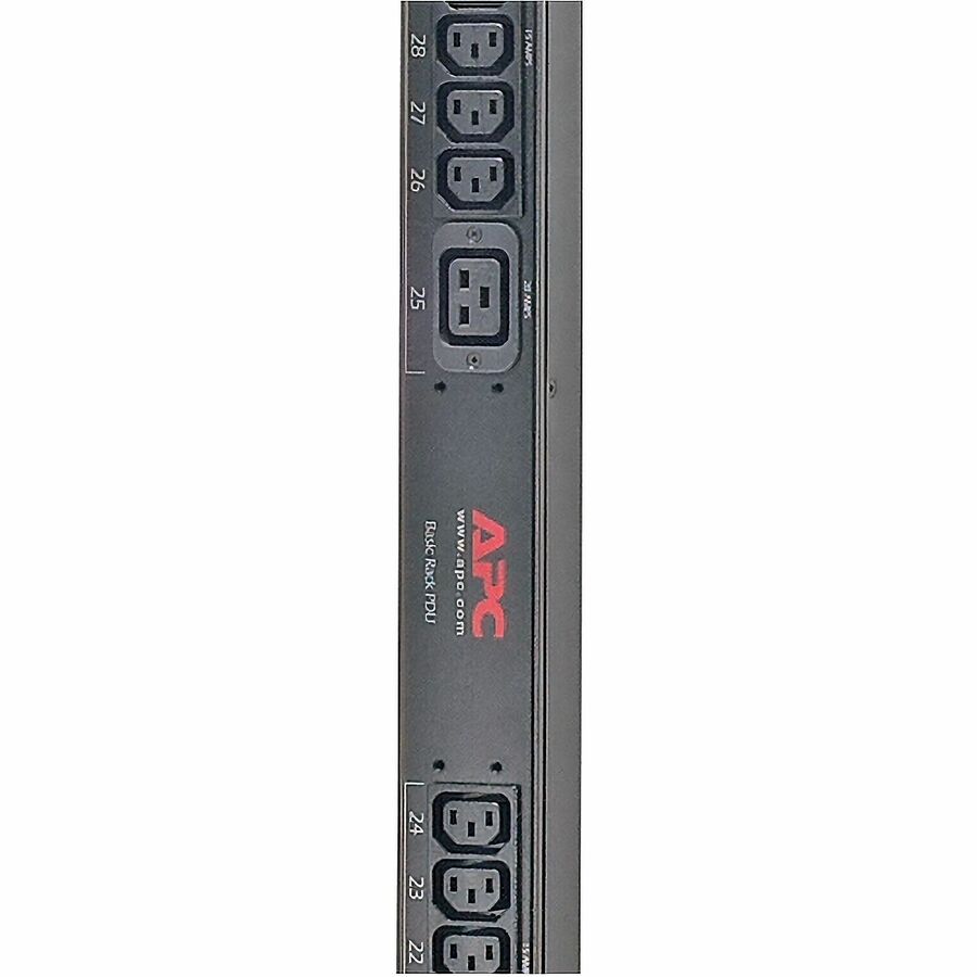 APC Basic Rack 12.5k VA PDU - 30 x IEC 320-C13, 6 x IEC 320-C19 - 12.5kVA - Zero U Rack-mountable
