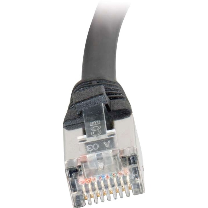 C2G-5ft Cat5e Molded Shielded (STP) Network Patch Cable - Black