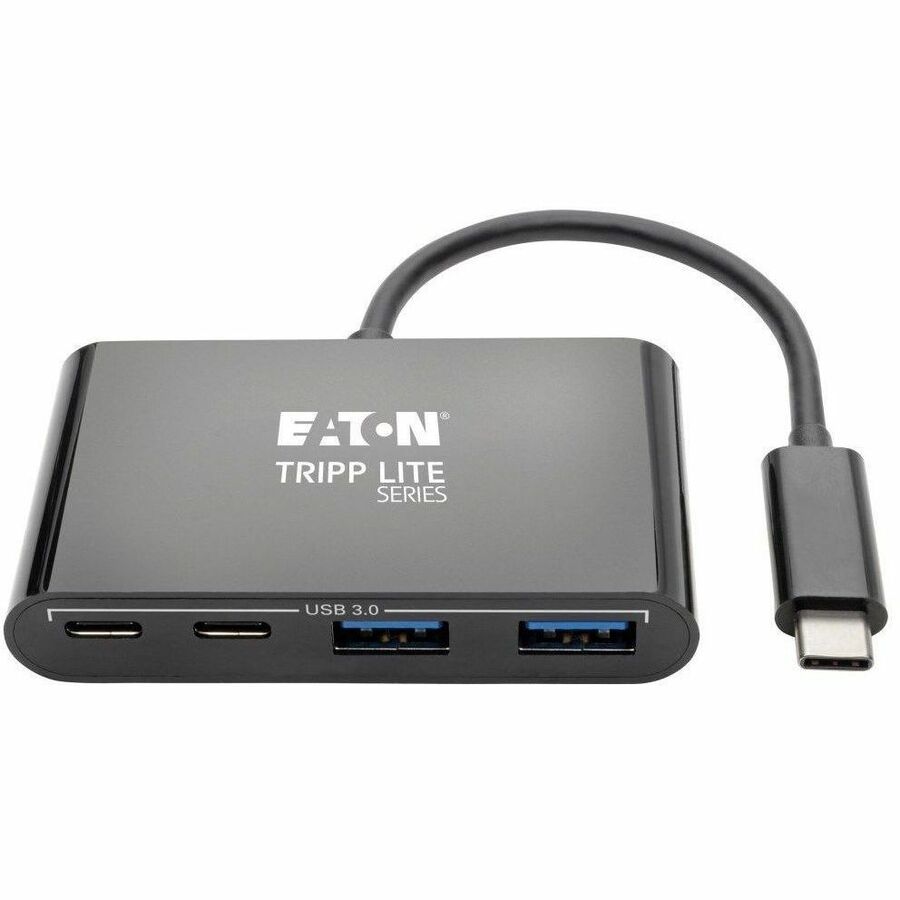 Eaton Tripp Lite Series 4-Port USB-C Hub, USB 3.x (5Gbps), 2x USB-A, 2x USB-C, Black