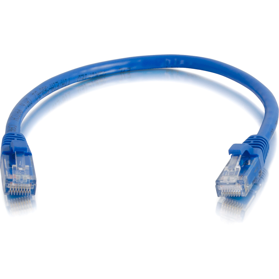 C2G 1ft Cat6 Ethernet Cable - Snagless Unshielded (UTP) - Blue