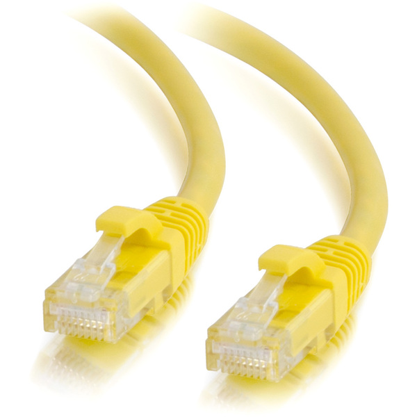 Cables 2 Go 10 ft Cat6 Snagless UTP Unshielded Network Patch Cable - Yellow (27193)