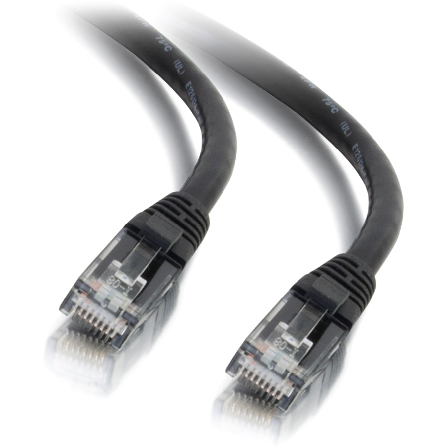 C2G-125ft Cat6 Snagless Unshielded (UTP) Network Patch Cable - Black