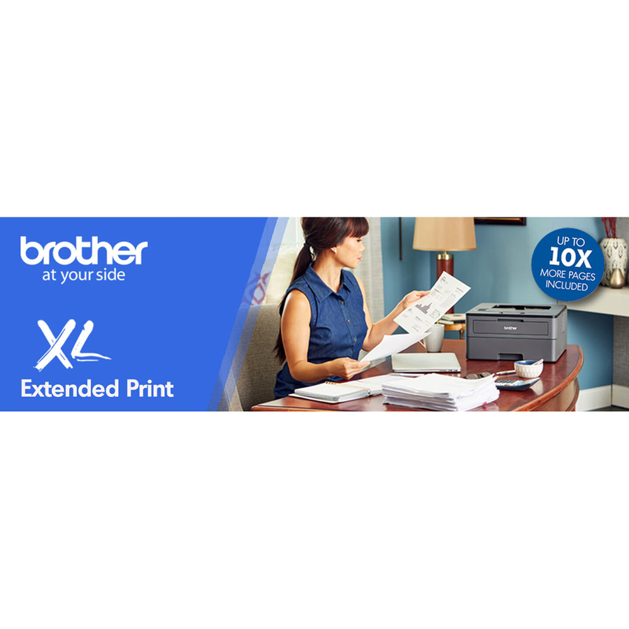Brother Compact Monochrome Laser Printer, HL-L2370DWXL Extended Print, Up  to 2 Years of Printing Included, Wireless Printing, Refresh Subscription  and