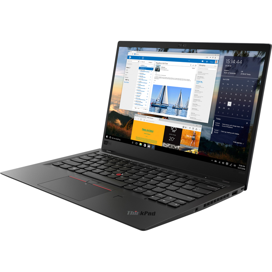 Lenovo ThinkPad X1 Carbon 6th Gen 20KH002SUS 14" Ultrabook - 1920 x 1080 - Intel Core i5 8th Gen i5-8250U Quad-core (4 Core) 1.60 GHz - 8 GB Total RAM - 256 GB SSD - Black