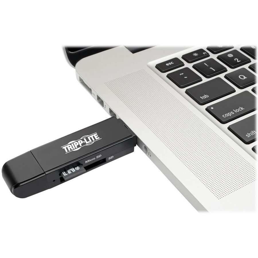 Tripp Lite by Eaton USB-C Memory Card Reader, 2-in-1 USB-A/USB-C, USB 3.1 Gen 1, USB Type C, USB Type-C