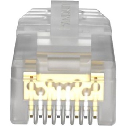 Panduit SP6X88SD-C Modular Plug - 100 Pack - 1 x RJ-45 Network Male - Clear