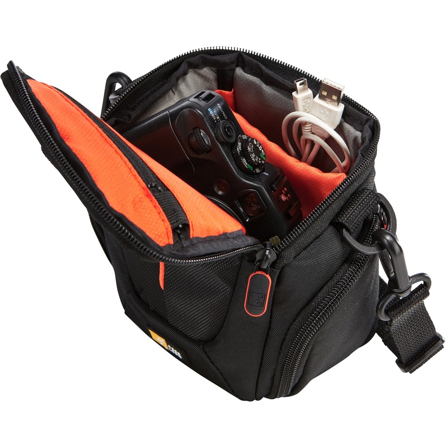Black CASE LOGIC hybrid camera case for transporting camera equipment — alternate view 2