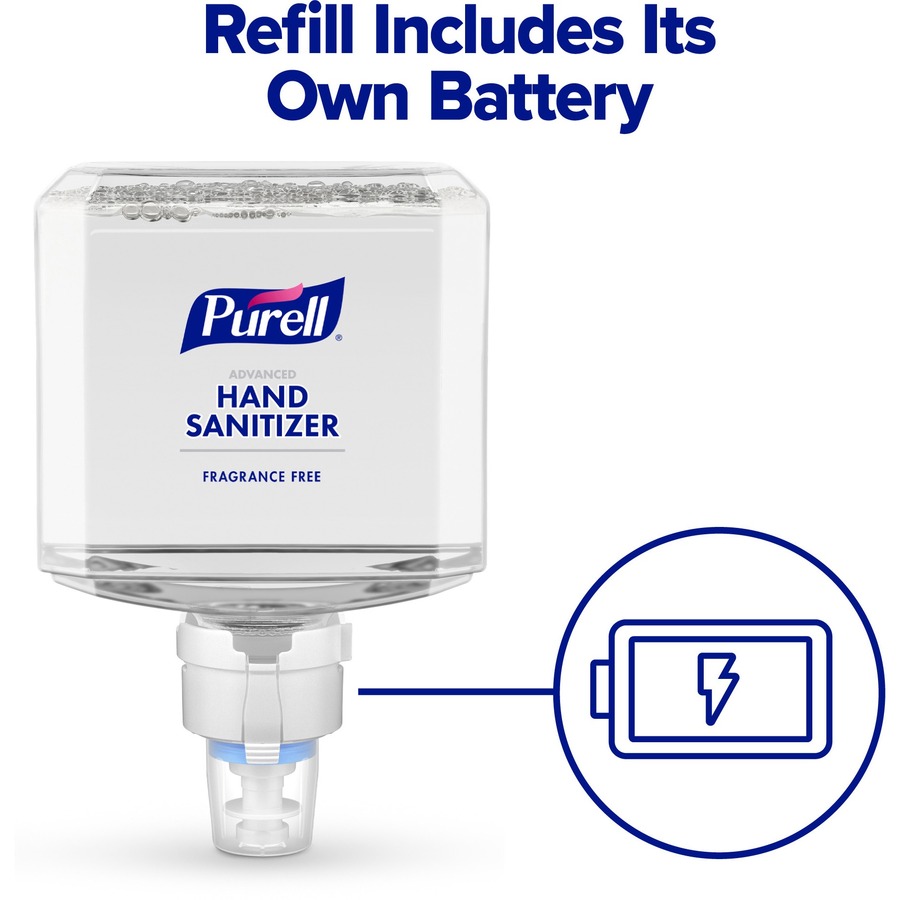 PURELL® ES8 Hand Sanitizer Dispenser - Automatic - 1.27 quart Capacity - Touch-free, Wall Mountable, Refillable - White - 1Each