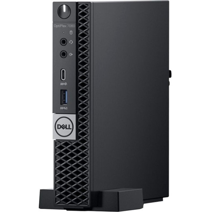 Dell OptiPlex 7000 7060 Desktop Computer - Intel Core i7 (8th Gen) i7 - 8700T 2.40 GHz - 8 GB DDR4 SDRAM - 256GB SSD - Windows 10 Pro 64 - bit (English/French/Spanish) - Micro PC - 3 Year ProSupport