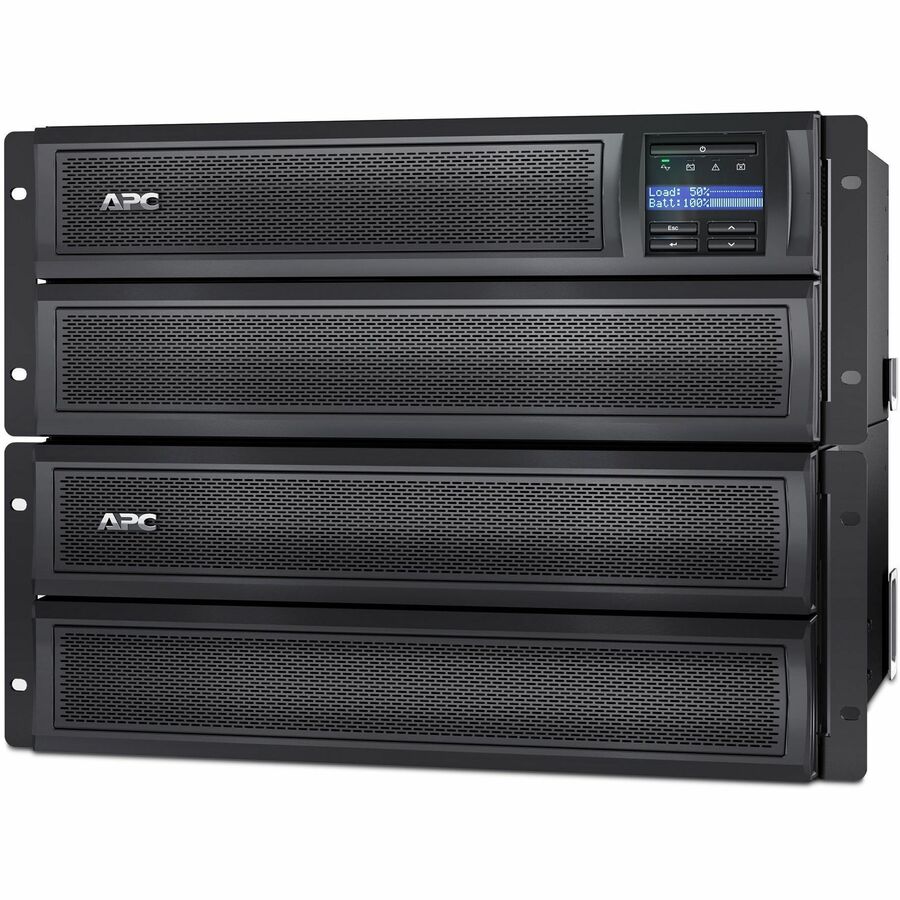 APC Smart-UPS X, Line Interactive, 3kVA, Rack/tower convertible 4U, 100V-127V, 6x 5-15R+3x 5-20R+1x L5-30R NEMA, NMC, Extended runtime,Short depth [TAA]