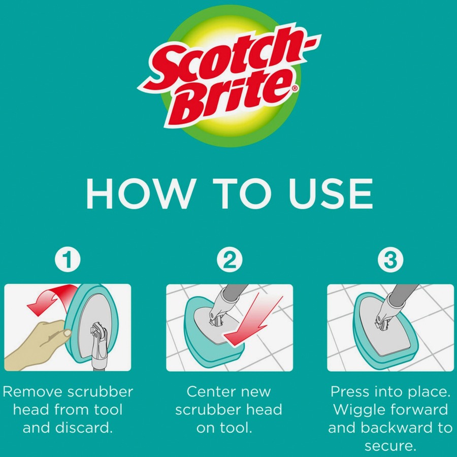 Scotch-Brite Bath Scrubber - MMM549X4 