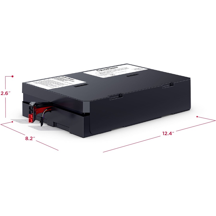 CyberPower RB1290X4J Battery Kit - 9000 mAh - 12 V DC - Lead Acid - Leak Proof/User Replaceable