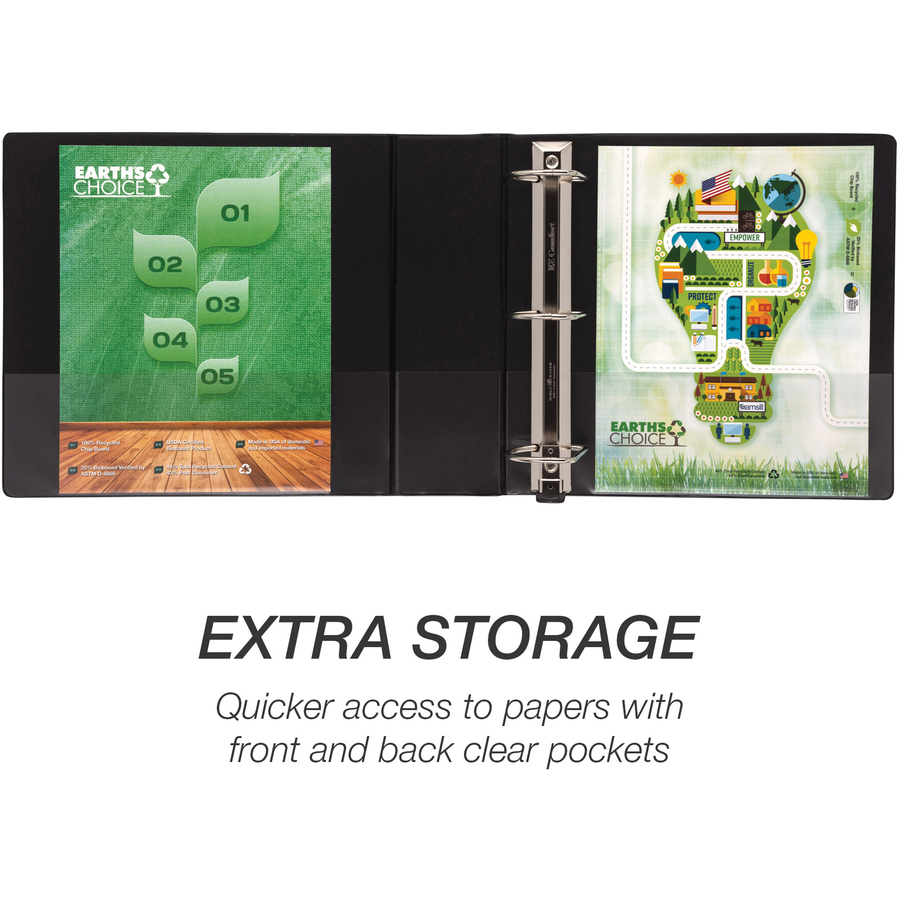 Picture of Samsill Earth's Choice Heavy Duty 4" Biobased USDA Certified Eco-friendly Storage Binder