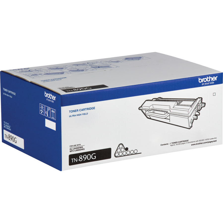 Brother TN890G TAA-Compliant Ultra High-yield Black Toner Cartridge - 20000 Pages