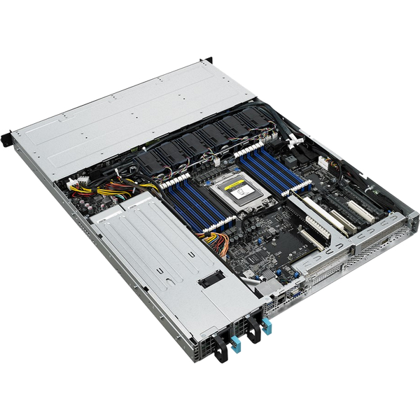 ASUS RS500A-E9-RS4-U 1U Rack Server Barebone - Dual Socket SP3, 4x 3.5" HS Bays (RS500A-E9-RS4-U) - Supports AMD EPYC 7000 CPU
