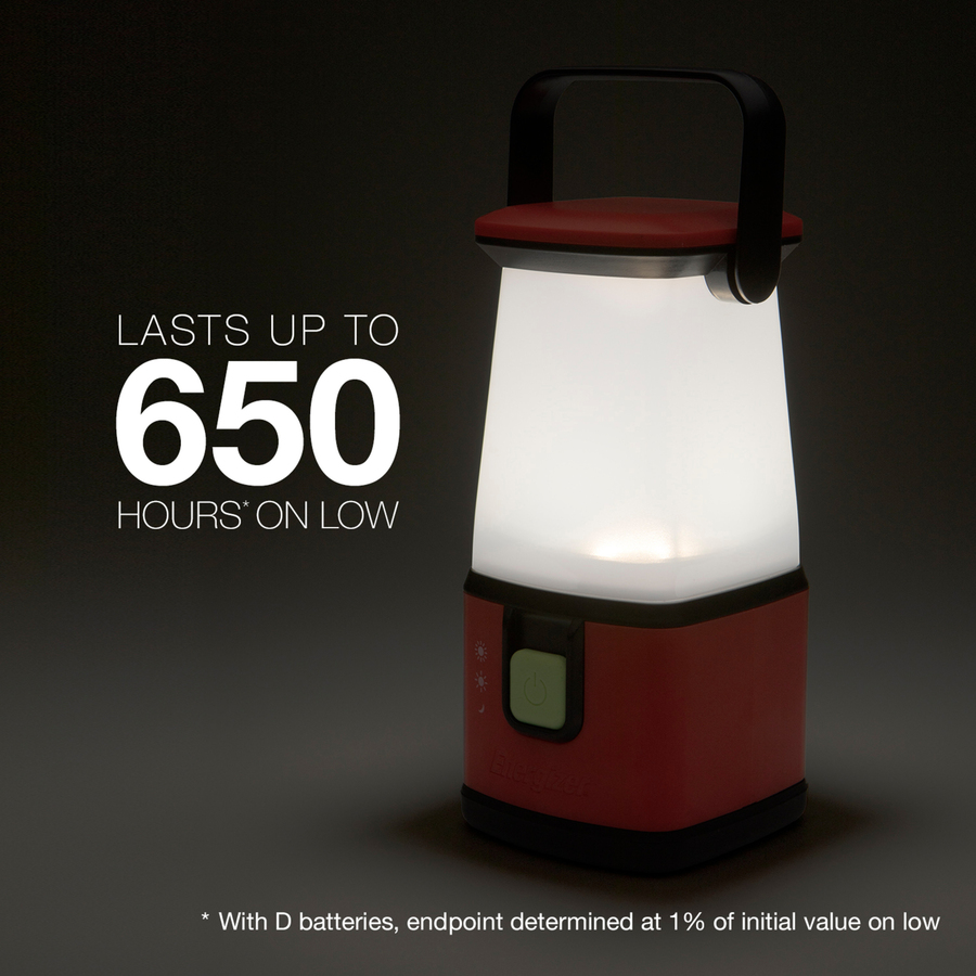 Energizer LED Emergency Lantern - AA - Red, Gray - Emergency & Flashlights - EVEWRESAL35