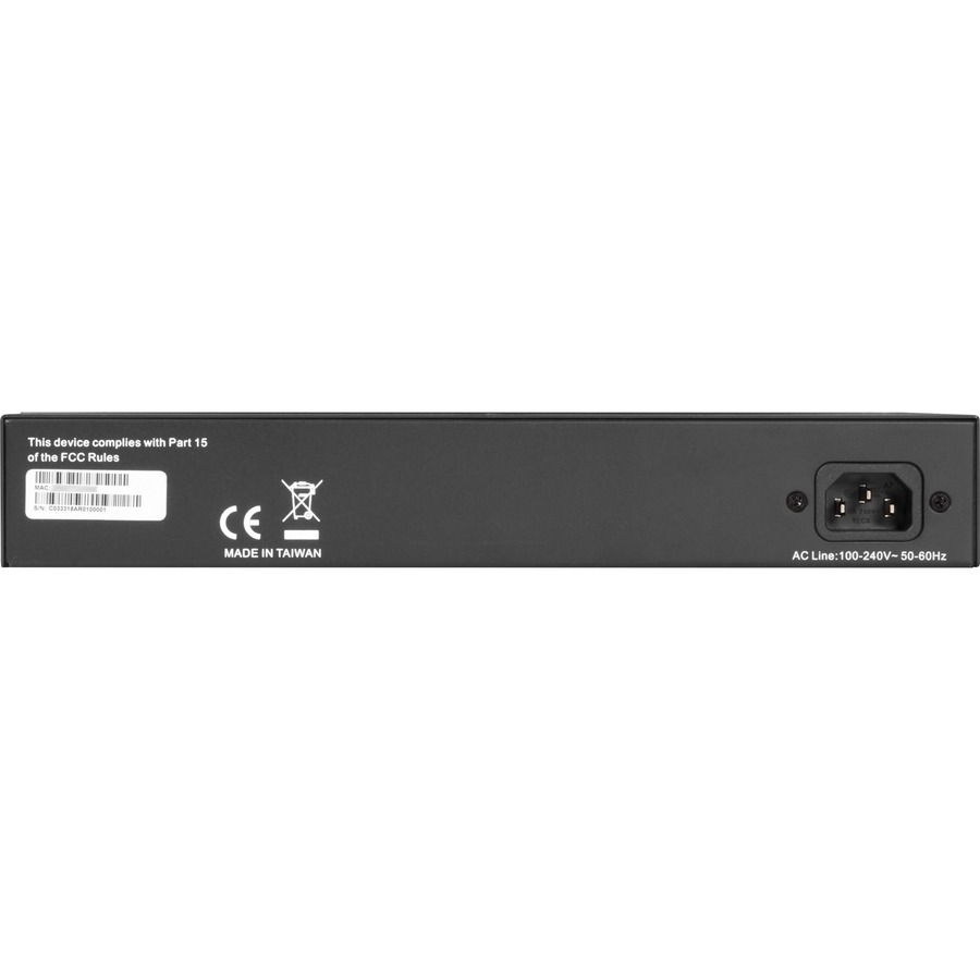 Black Box Gigabit Ethernet Switch - Web Smart Eco Fanless, 18-Port