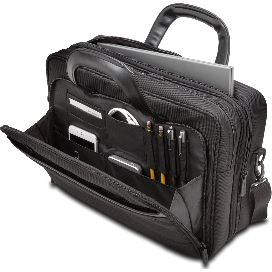 Kensington Contour 2.0 Carrying Case (Backpack) for 15.6" Notebook - Black - Puncture Resistant, Drop Resistant - Handle, Shoulder Strap - 1 Pack - Backpacks - KMW60386