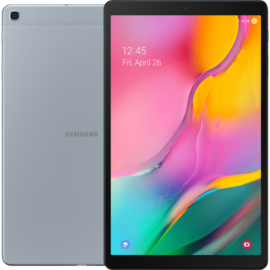 Samsung Galaxy Tab A SM-T510 Tablet - 10.1" - Dual-core (2 Core) 1.80 GHz Hexa-core (6 Core) 1.60 GHz - 2 GB RAM - 32 GB Storage - Android 9.0 Pie - Silver