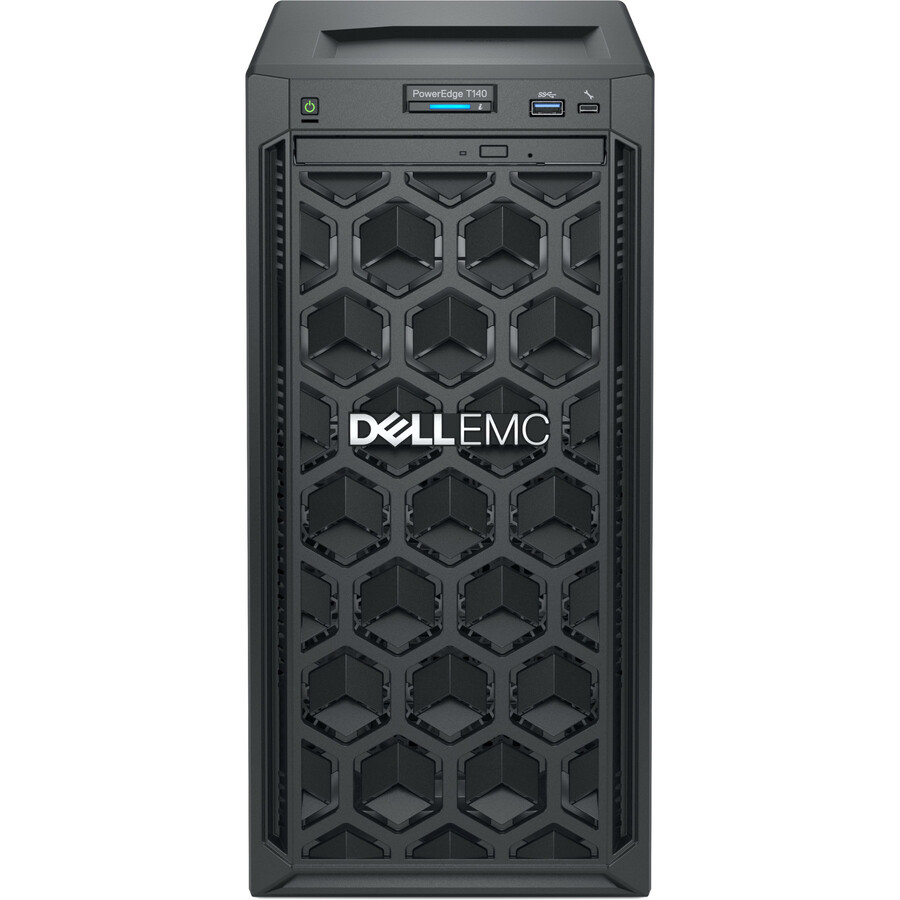 Dell EMC PowerEdge T140 Mini-tower Server - 1 x Intel Xeon E-2124 3.30 GHz - 8 GB RAM - 1 TB HDD - (1 x 1TB) HDD Configuration - 12Gb/s SAS, Serial ATA/600 Controller