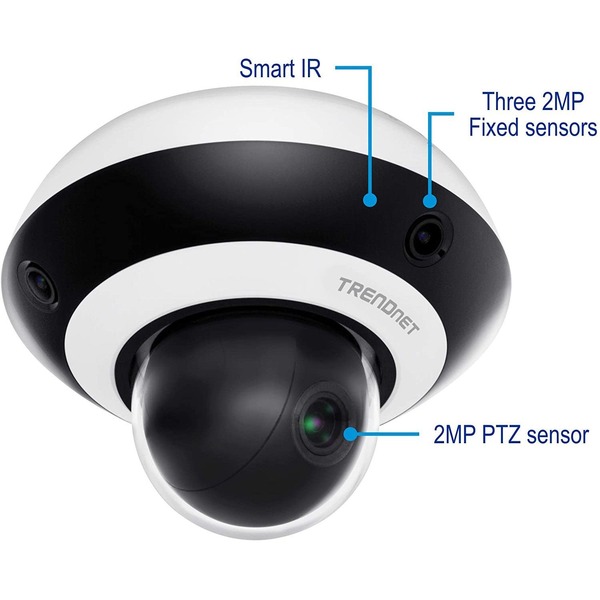 Trendnet (TV-IP460PI) 8MP H.265 PoE+ Multi-Sensor PTZ Camera