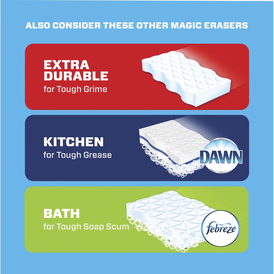 Mr. Clean Magic Eraser Pads - Pad - 6 / Pack - White - Multipurpose Cleaners - PGC79009