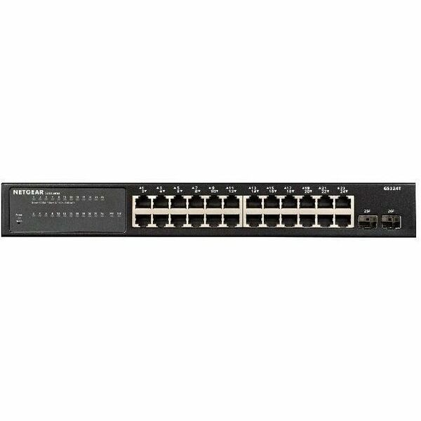 NETGEAR (GS324T-100NAS) S350 Series 24-port Gigabit Ethernet Switch