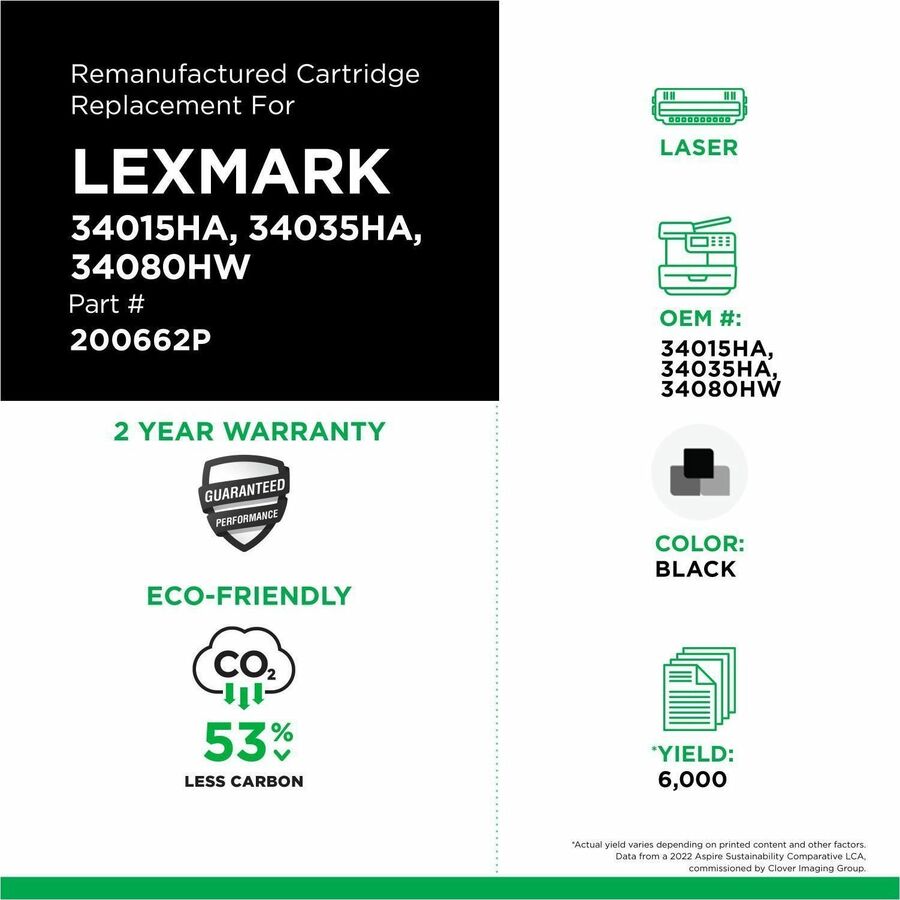 Cartouche de toner remise à neuf 34015HA - CIG