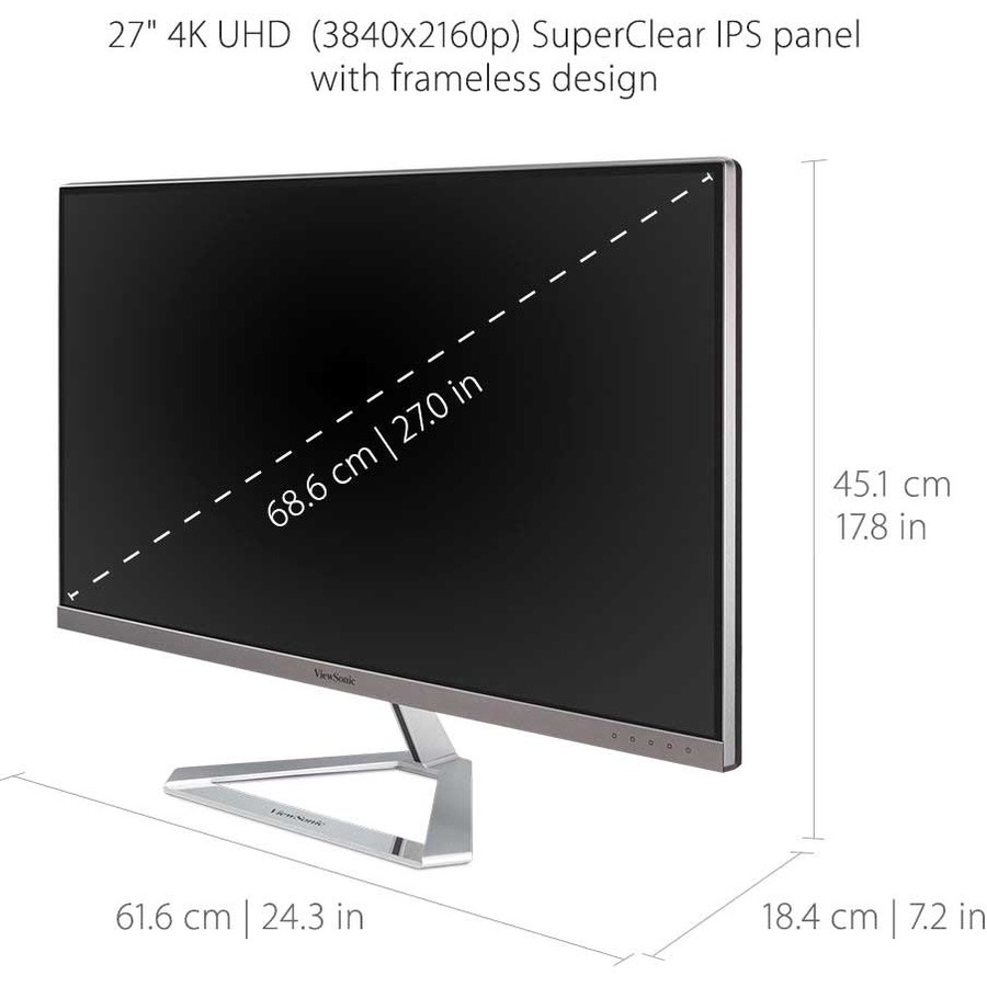 Viewsonic VX2776-4K-MHD 27" 4K UHD WLED LCD Monitor - 16:9_subImage_9