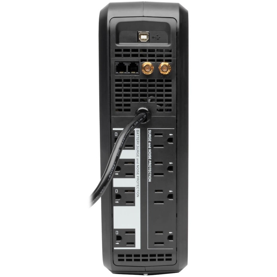 Tripp Lite by Eaton UPS SmartPro LCD 120V 1000VA 500W Line-Interactive UPS AVR Tower USB TEL/DSL/Coax Protection 8 Outlets