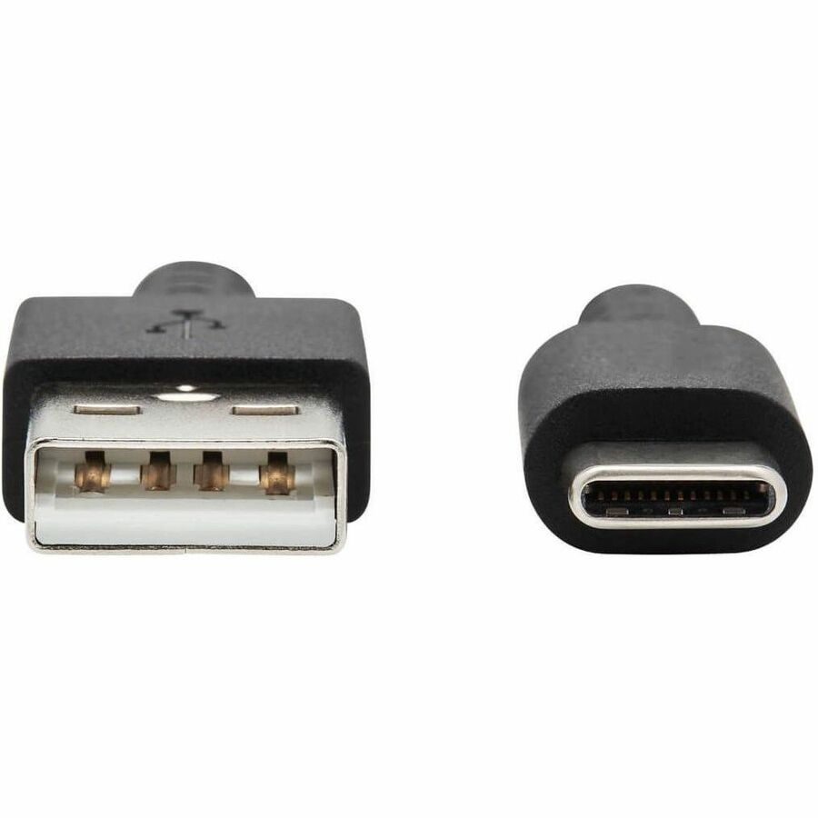 Tripp Lite by Eaton Heavy-Duty USB-A to USB-C Cable USB 2.0 UHMWPE and Aramid Fibers (M/M) Gray 10 ft. (3.05 m)