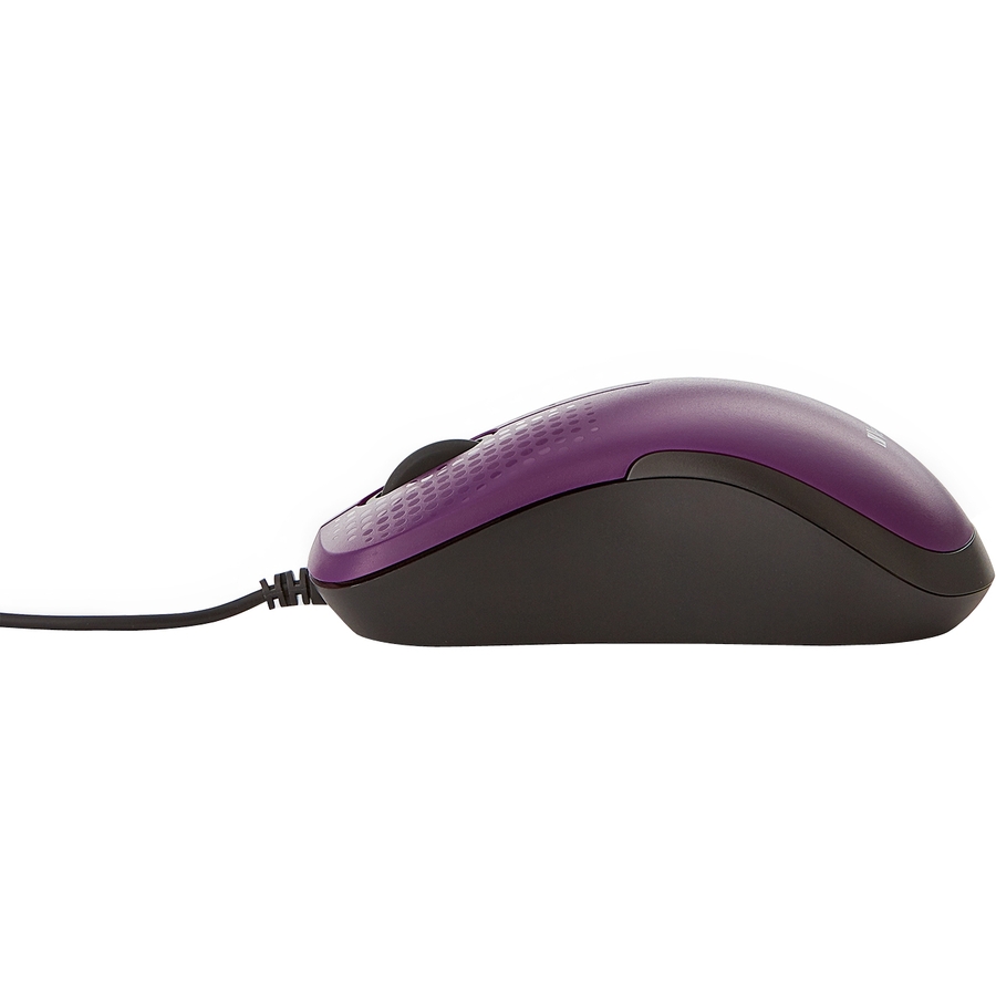 Verbatim Silent Corded Optical Mouse - Purple