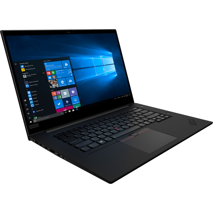 Lenovo ThinkPad P1 Gen 2 20QT001WUS 15.6" Mobile Workstation - 3840 x 2160 - Intel Core i7 9th Gen i7-9750H Hexa-core (6 Core) 2.60 GHz - 16 GB Total RAM - 512 GB SSD - Midnight Black
